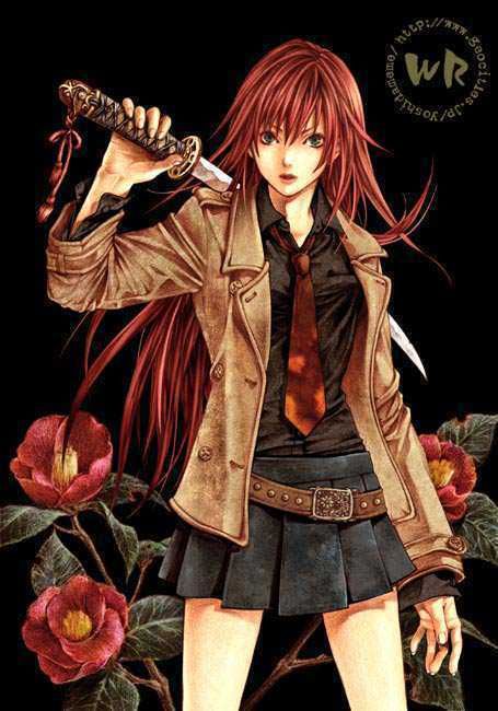 anime red hair girl Pictures, Images and Photos
