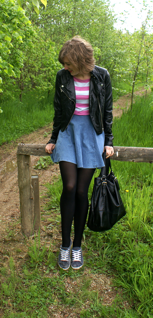 OUTFIT - stripes & denim