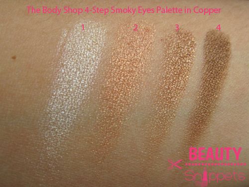 The Body Shop 4-Step Smoky Eyes Palette
