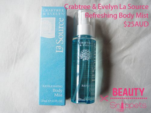 Crabtree & Evelyn La Source Refreshing Body Mist