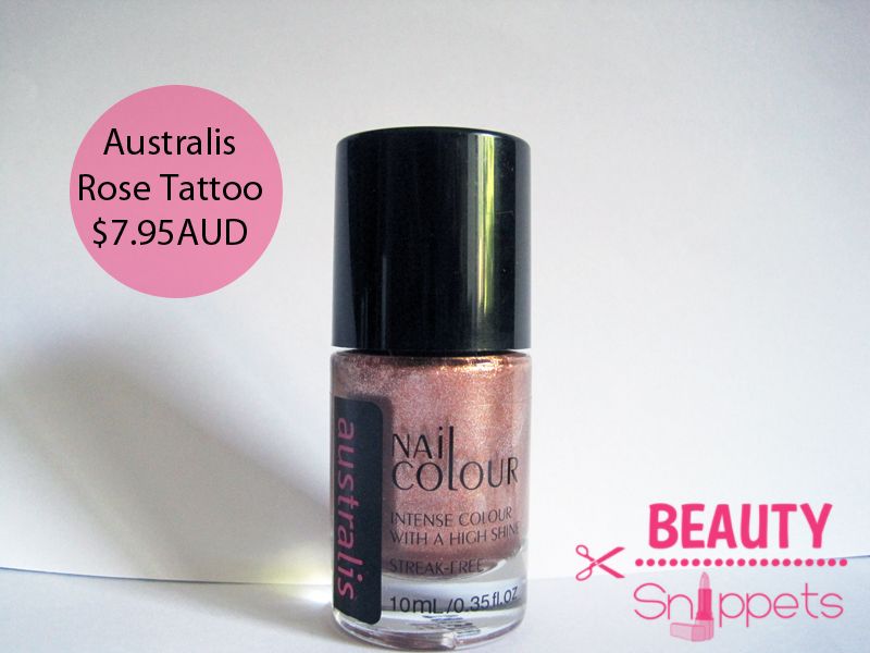 Australis Rose Tattoo nail colour Australis Rose Tattoo nail colour