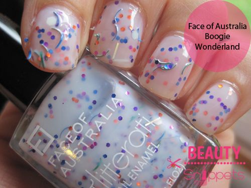 Face of Australia Boogie Wonderland Glitterati Nail Enamel Face of Australia Boogie Wonderland Glitterati Nail Enamel