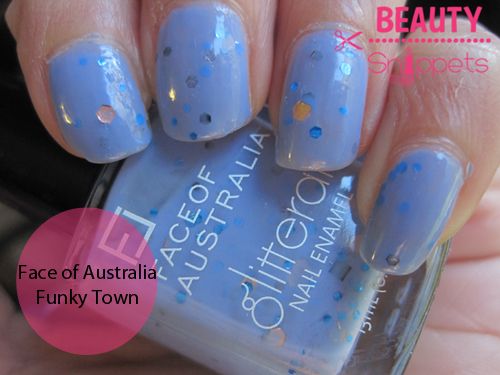 Face of Australia Funky Town Glitterati Nail Enamel $4.95AUD Face of Australia Funky Town Glitterati Nail Enamel $4.95AUD