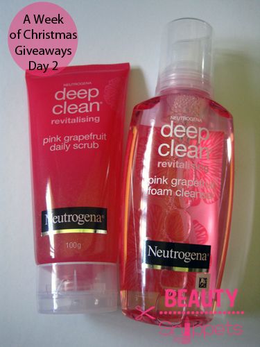 A Week of Christmas Giveaways Day 2 {Neutrogena Deep Clean Pink Grapefruit Foam Cleanser ($13.99) and Daily Scrub ($13.99)} A Week of Christmas Giveaways Day 2 {Neutrogena Deep Clean Pink Grapefruit Foam Cleanser ($13.99) and Daily Scrub ($13.99)}