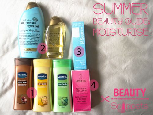 Summer Beauty Guide - Moisturise