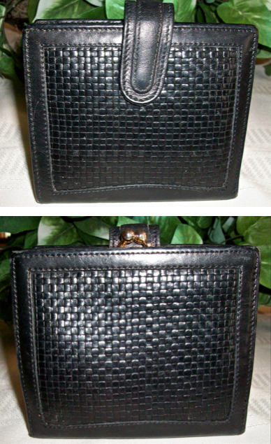 woven leather french purse black front-back photo frenchpursewovenleatherblack2_zps6a08e93d.png