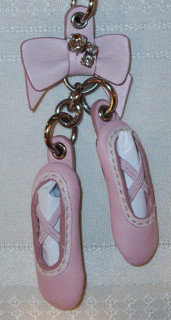 92941 leather ballet slippers charm front close