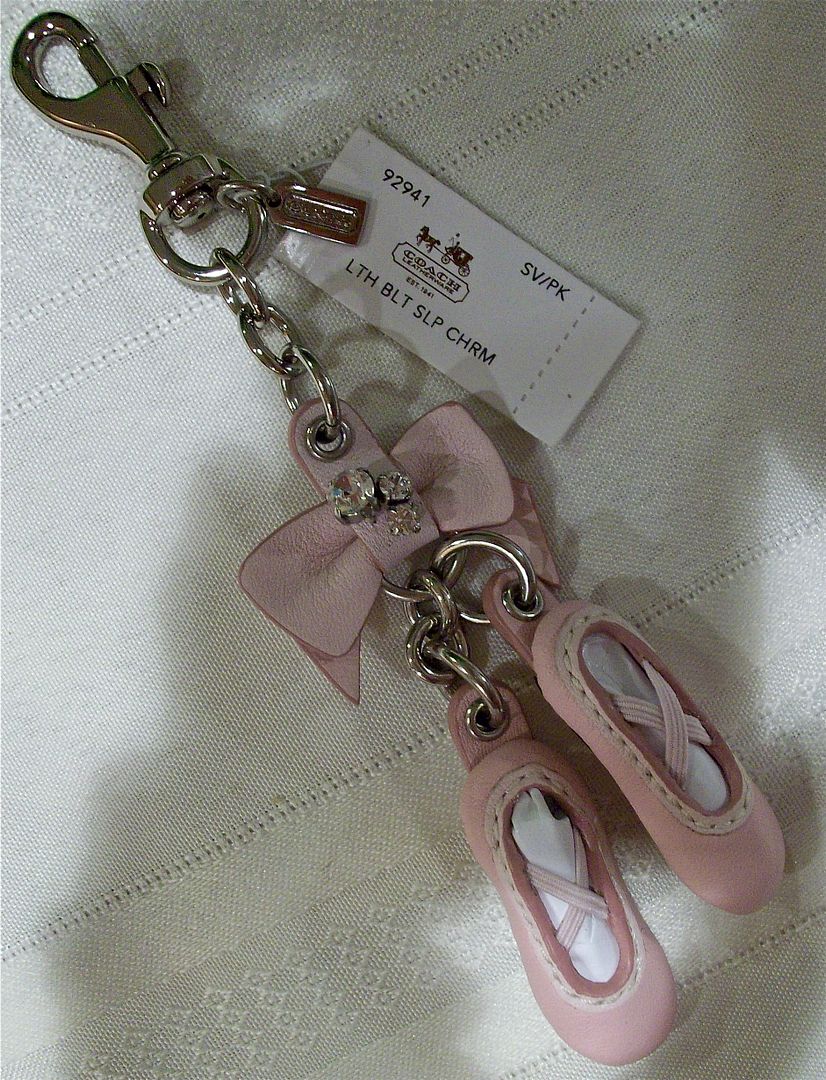 92941 leather ballet slippers charm front