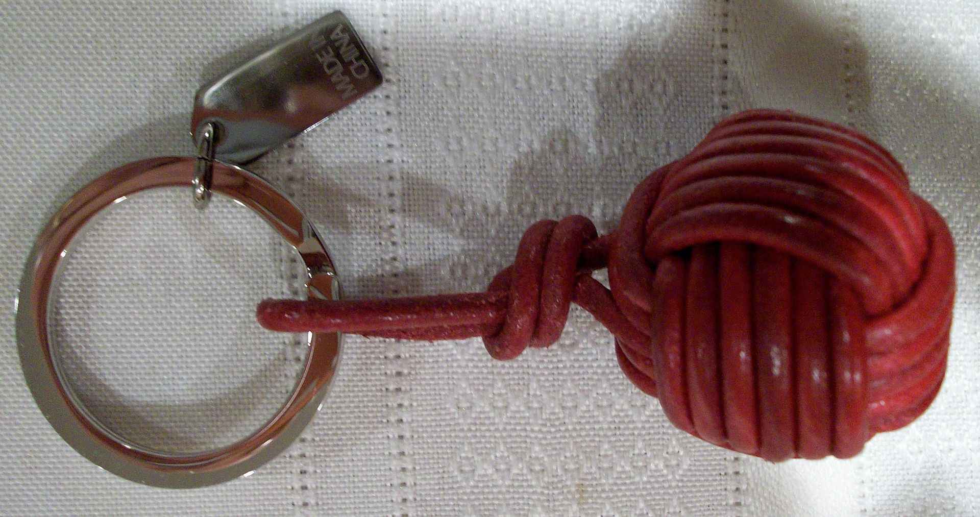 92514 knotted knot keyfob keychain key fob side 2 horizontal