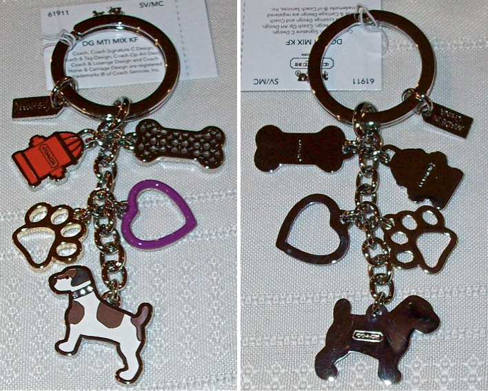 61911 dog multi mix keyfob pet front-back