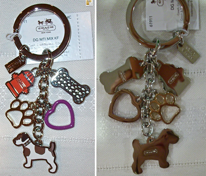 61911 dog multi mix keyfob pet front-back