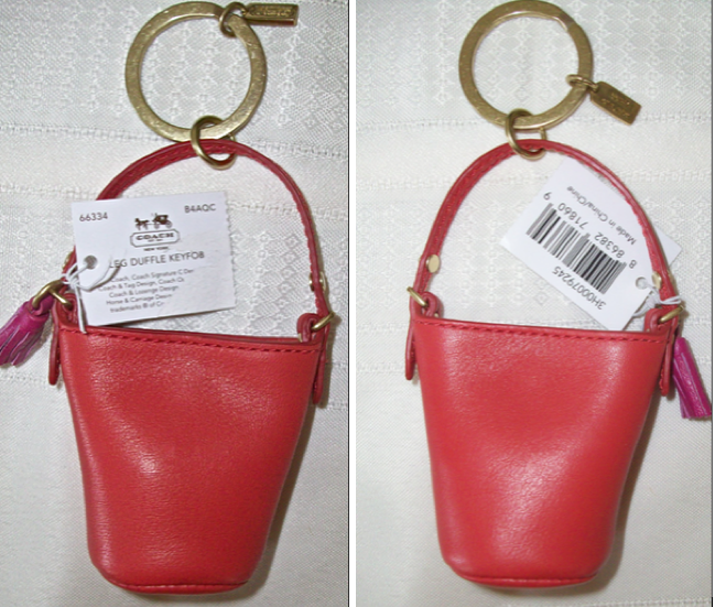 66334 legacy duffle key fob carnelian red orange front back photo 66334legacydufflekeyfobcarnelianredorange2piecefrontback_zpsac54f2e6.png