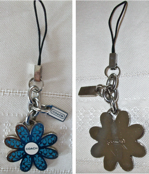 2329 SIGNATURE ENAMEL daisy FLOWER CELL PHONE LANYARD front back 1 photo 2329 SIGNATURE ENAMEL daisy FLOWER CELL PHONE LANYARD front back 1.png