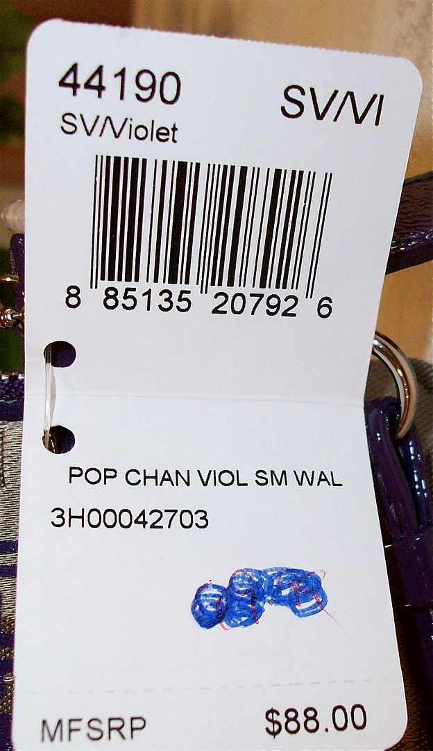 44190 poppy pop chan violette small wallet tag