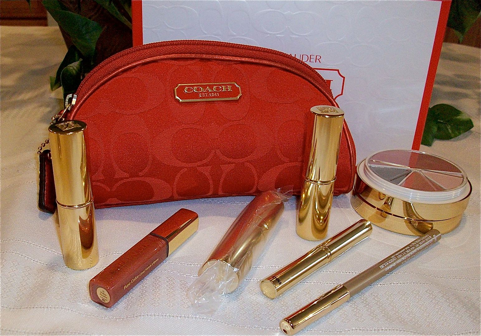 b903 cosmetic case estee lauder gift set full set