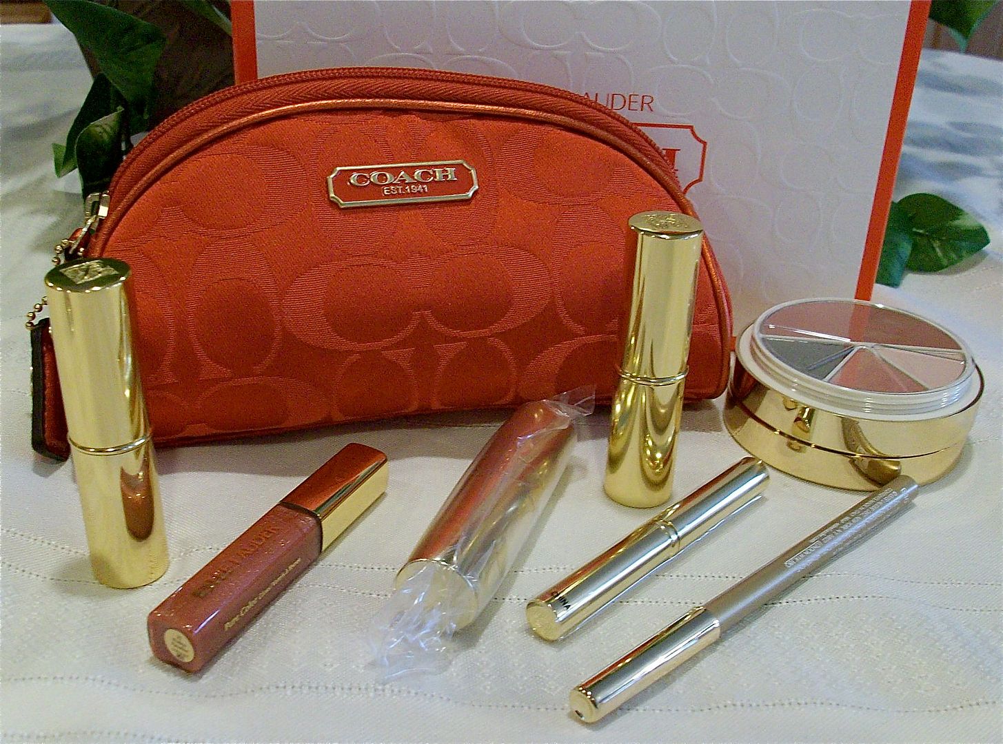 b903 cosmetic case estee lauder gift set full set