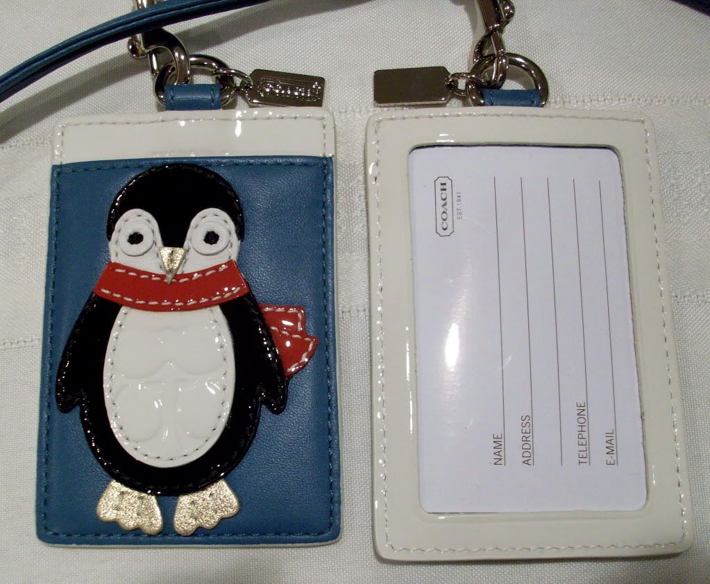 60572 penguin lanyard 2 pc