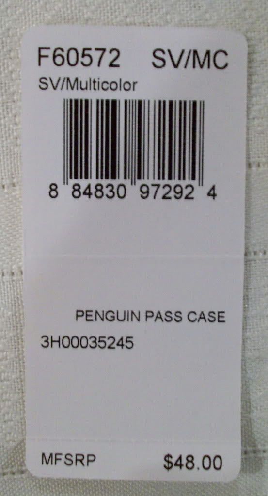 60572 penguin lanyard tag