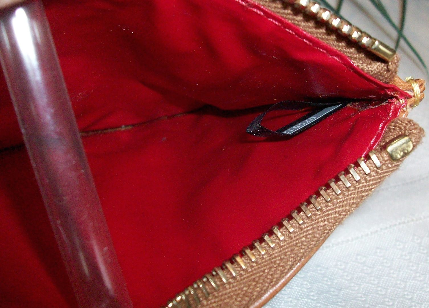 dooney textured leather zip top coin purse black tag photo 100_0661.jpg