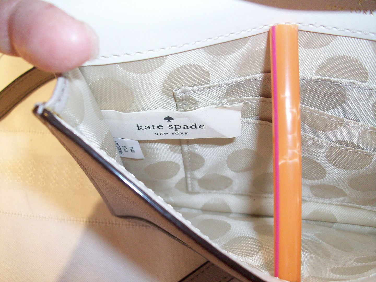 kate spade envelope purse on a chain labels photo 100_1602.jpg