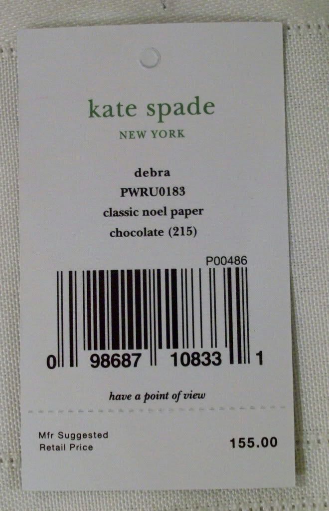 Kate Spade planner agenda Debra tag