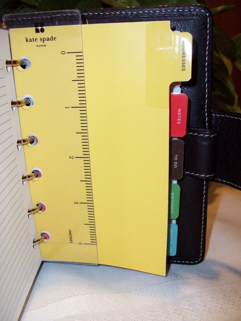 Kate Spade planner agenda Debra open 3