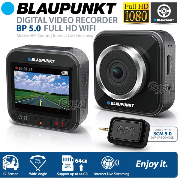 Blaupunkt BP5.0 Full HD Dash Cam Car Camera DVR Digital Video Recorder