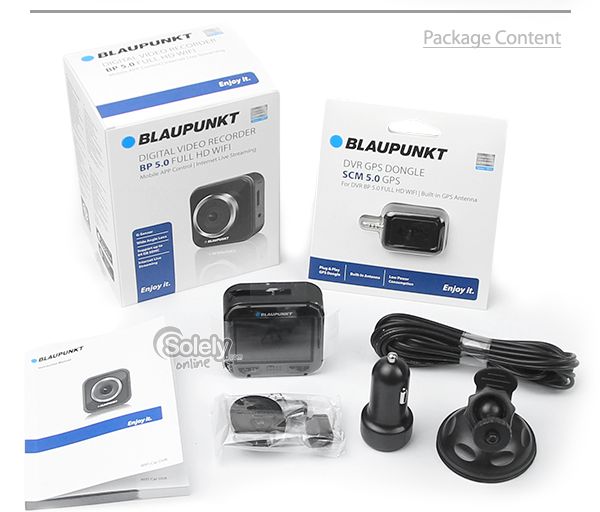 Blaupunkt BP5.0 Full HD Dash Cam Car Camera DVR Digital Video Recorder
