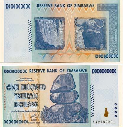 tiền zimbabwe