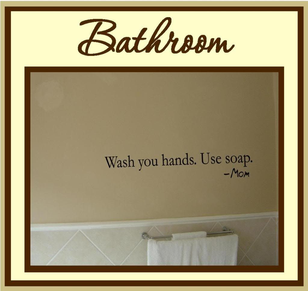 Bathroom Wall Sayings
