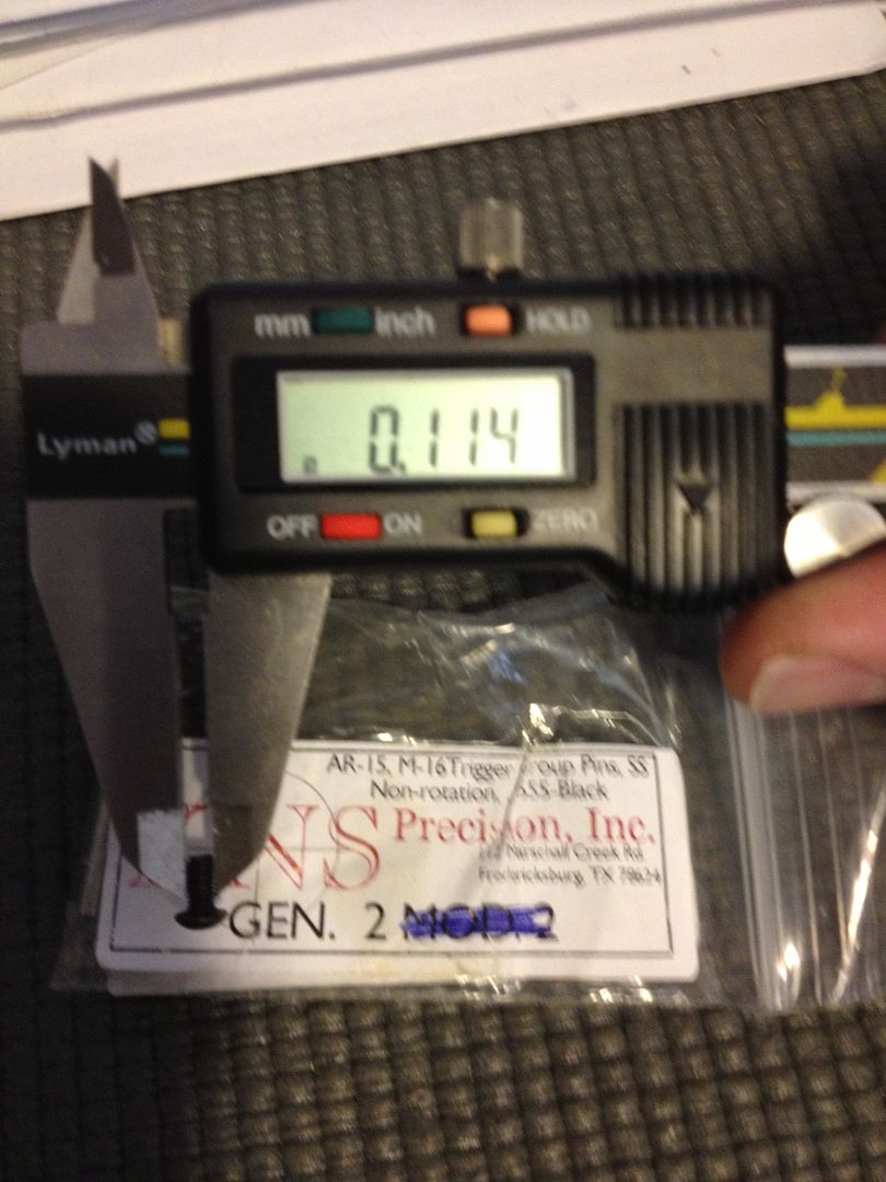 kns style anti walk pins