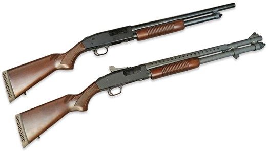 new for 2019 mossberg 590a1 with wood furniture. (picture