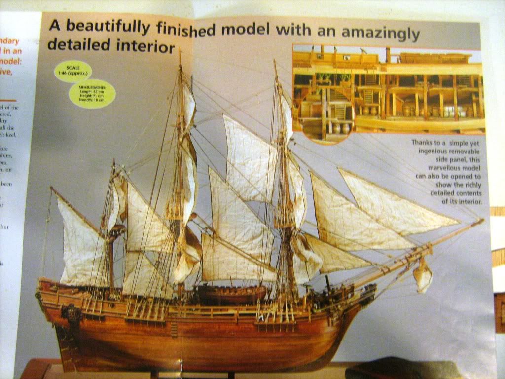 Парусник Баунти - Сборка корпуса