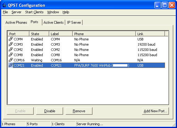 In QPST Configuration, From the top menu, select Start Clients > SOFTWARE DOWNLOAD.