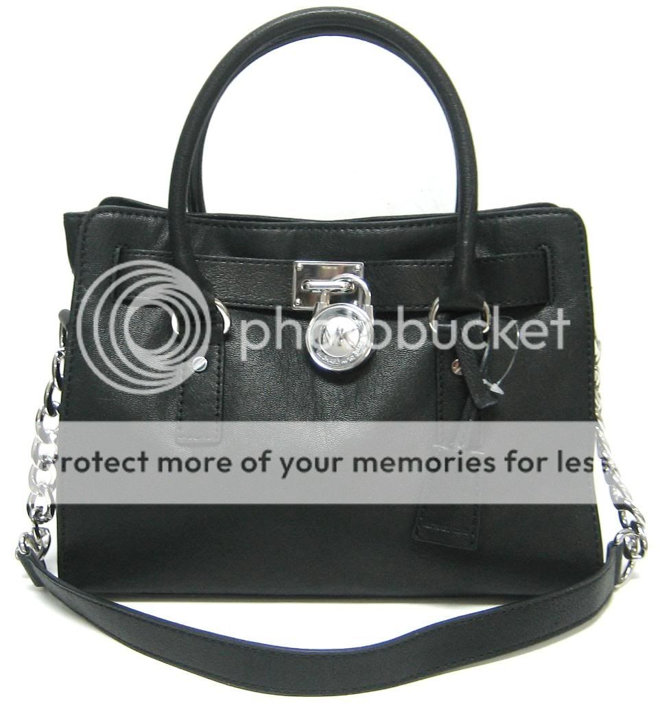 NEW MICHAEL Michael Kors Hamilton, Satchel, Black, NWT  