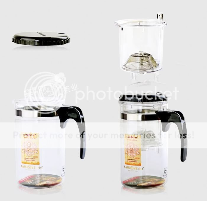 Kamjove Glass Tea Pot Cha Dao Press Art Tea Cup 1000ML  