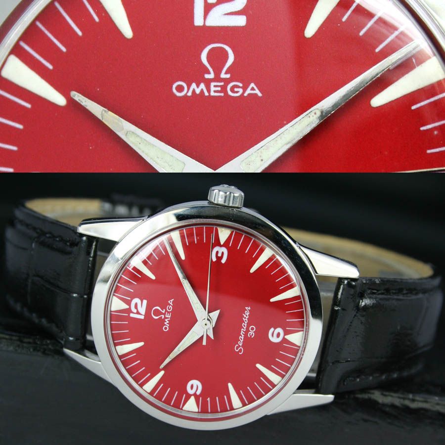 ANNO 1962er Sammler OMEGA SEAMASTER 30 Handaufzug Radium Stahl Herren