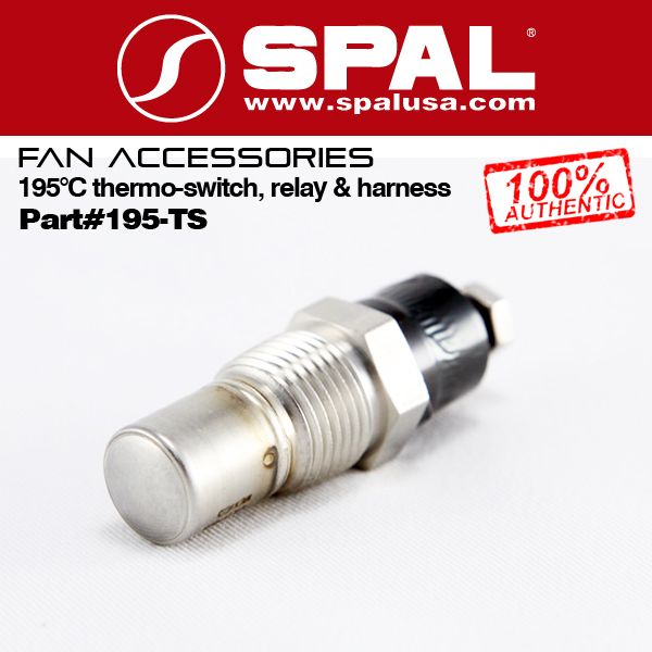 100 Authentic Spal Cooling Fan 195 U00b0 Thermal Temperature Switch