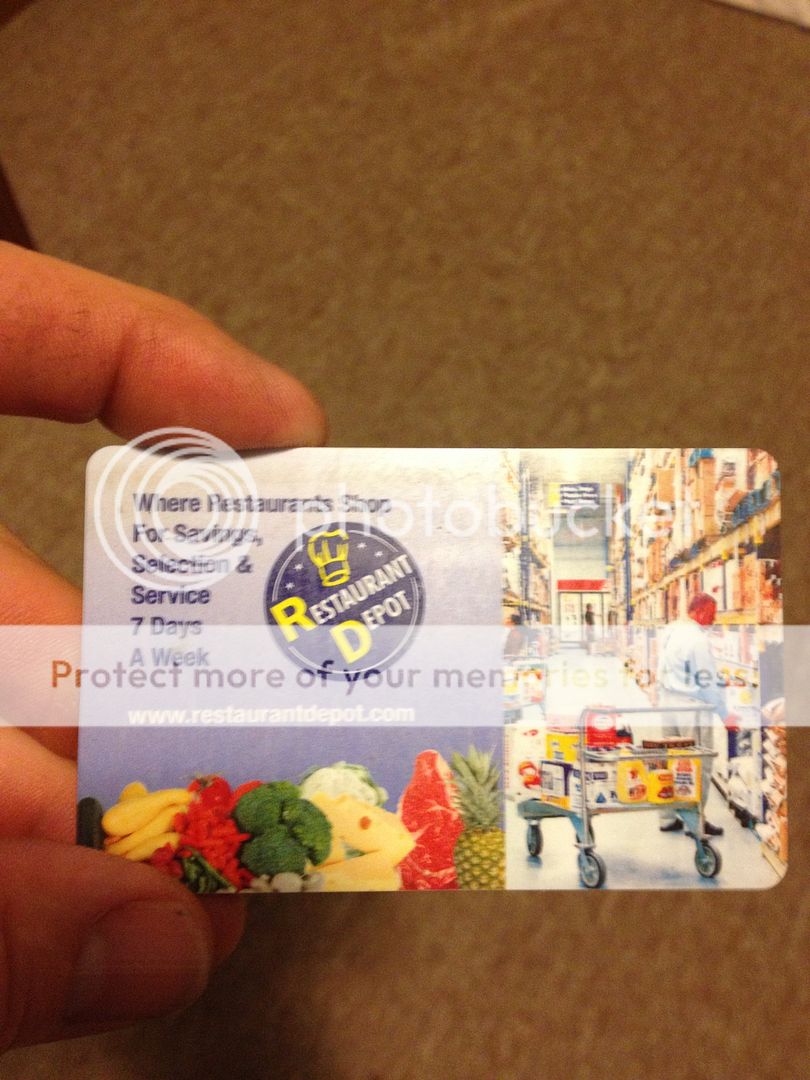 Restaurants depot card, The Depot Los Angeles, CA