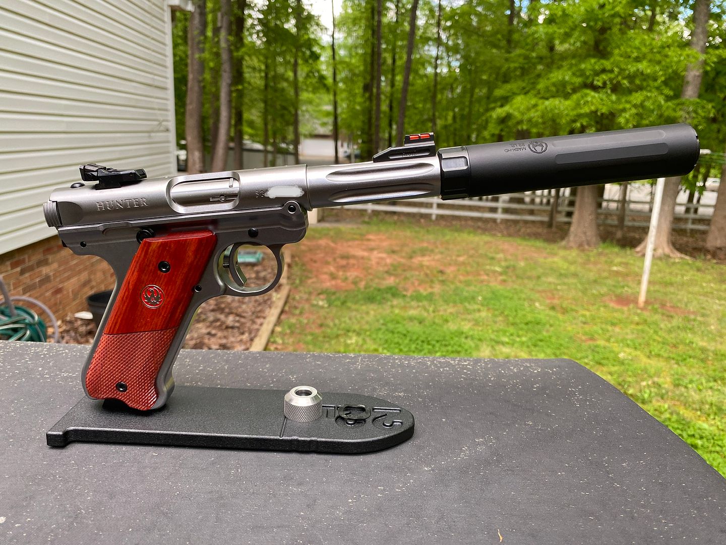 My New Ruger Mark Iv Mini Hunter With Threaded Barrel Pictures