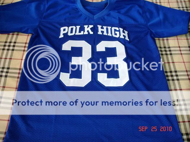  POLK HIGH Jersey MARRIED With CHILDREN Sewn Ed ONeill Football Stitch